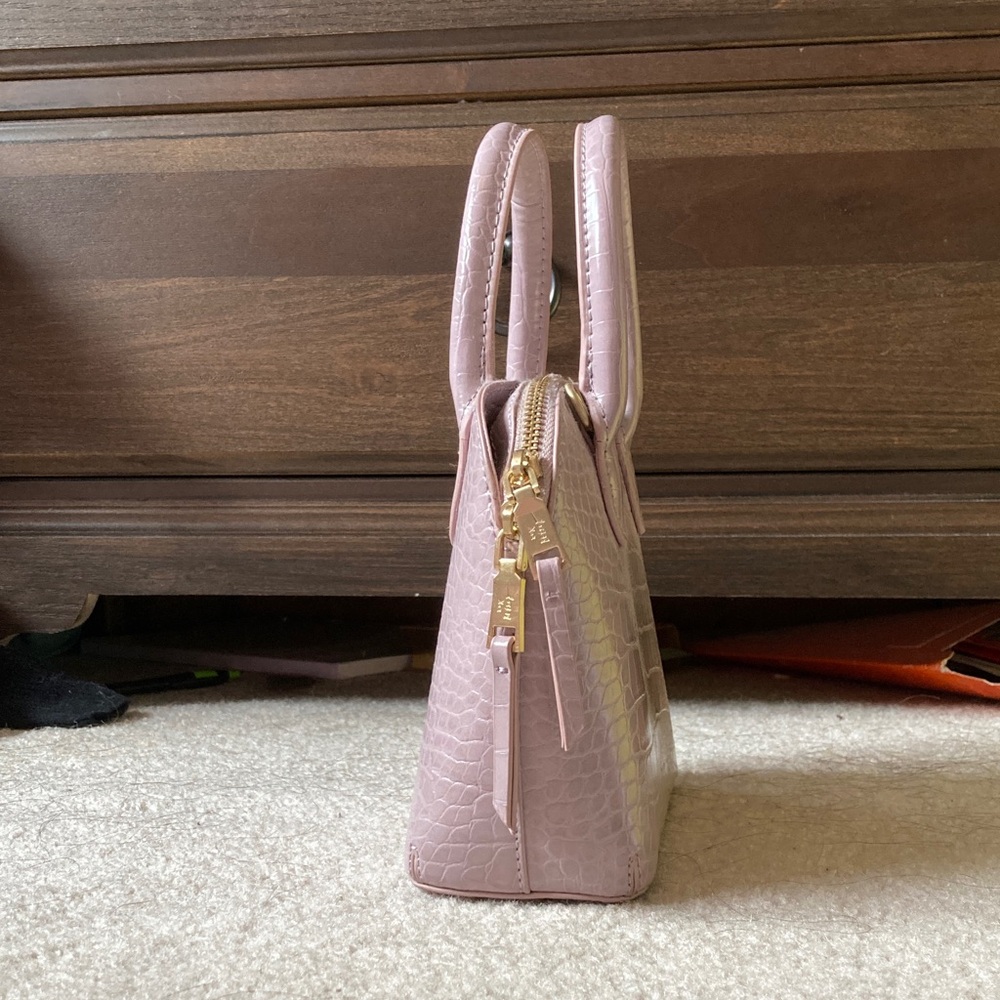 Betsy Johnson Crocodile-Embossed Handbag - Picture 2 of 6